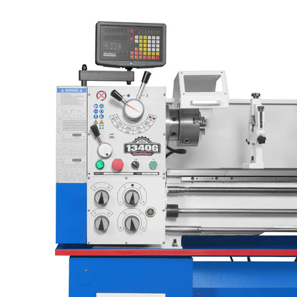 MechMaxx 1340G Metal Lathe 13 x 40" Industrial Heavy Duty Bench High Precision Variable Speed 2HP 70-2000 RPM Four-Axis Sliding System New