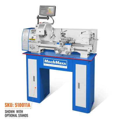 MechMaxx 1022VD Metal Lathe 10 x 22" Industrial Benchtop DRO Variable Speed 1.5HP Brushless Motor New