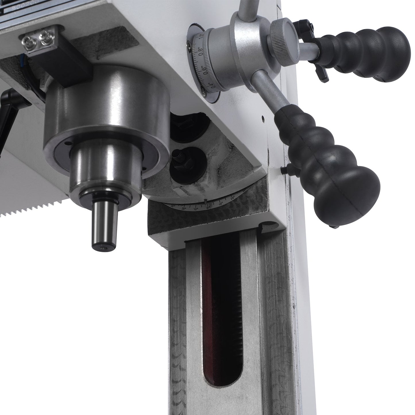 MechMaxx VM18LD Mill Drill Machine 6x20" Benchtop DRO Brushless Motor Variable Speed R8 Spindle 1 HP 110V Compact Milling Drilling Tool New
