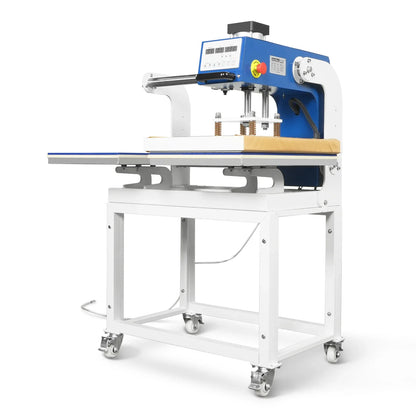 MechMaxx PUD1624 Heat Press 16x24" Commercial Pneumatic Dual Platen Auto Lift Digital Sublimation Transfer Machine 110V 2.2HP New