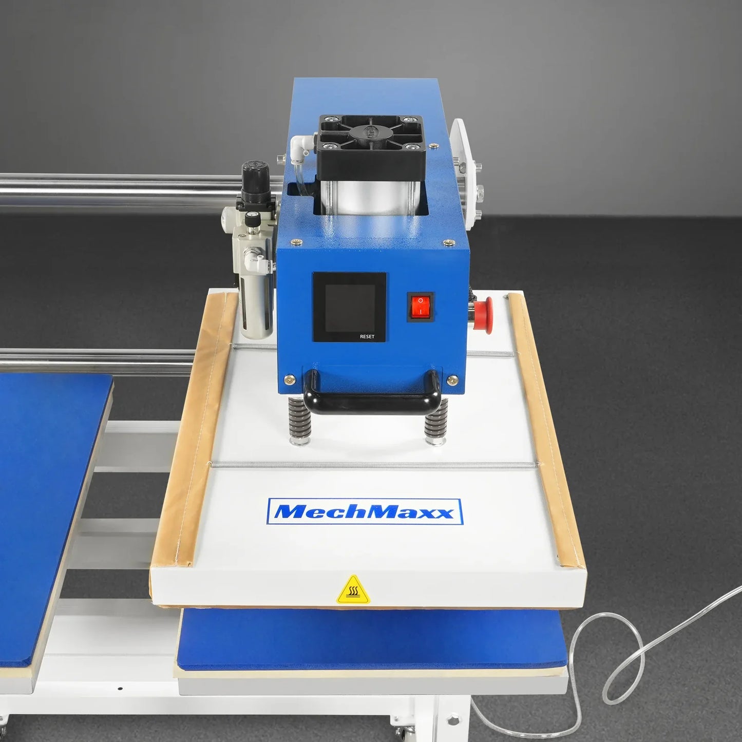 MechMaxx PUD1624LCD Heat Press 16x24" Commercial Pneumatic Dual Platen Auto Lift Digital Sublimation Transfer Machine Full Touch LCD Screen AIRTAC Parts 110V 2.2HP New