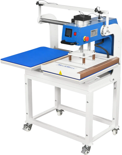 MechMaxx PUD1624LCD-L Heat Press 16x24" Commercial Pneumatic Dual Platen Infrared Positioning Auto Lift Sublimation Transfer Machine Full Touch LCD Screen 110V 2.2HP New