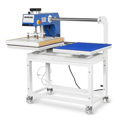 MechMaxx PUD2024 Heat Press 20x24" Commercial Pneumatic Dual Platen Auto Lift Sublimation Transfer Machine AIRTAC 110V 4HP New