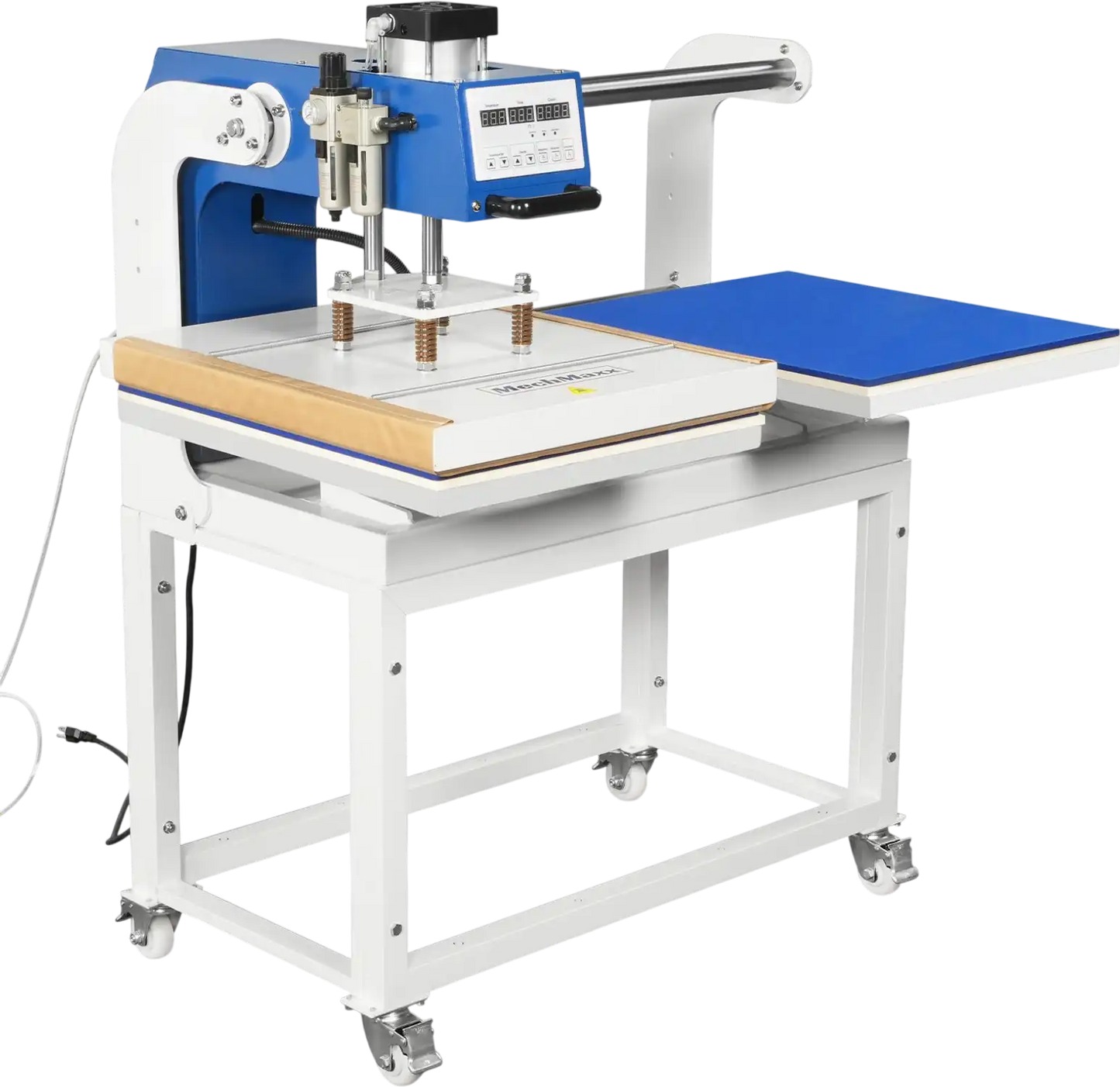 MechMaxx PUD2024 Heat Press 20x24" Commercial Pneumatic Dual Platen Auto Lift Sublimation Transfer Machine AIRTAC 110V 4HP New