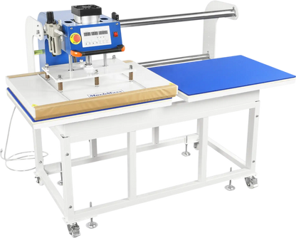 MechMaxx PUD2432 Heat Press 24x32" Industrial Pneumatic Dual Platen Auto Lift Digital Sublimation Transfer Machine 220V 8HP New