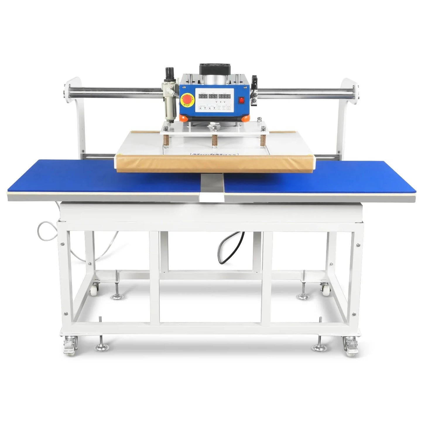 MechMaxx PUD2432 Heat Press 24x32" Industrial Pneumatic Dual Platen Auto Lift Digital Sublimation Transfer Machine 220V 8HP New