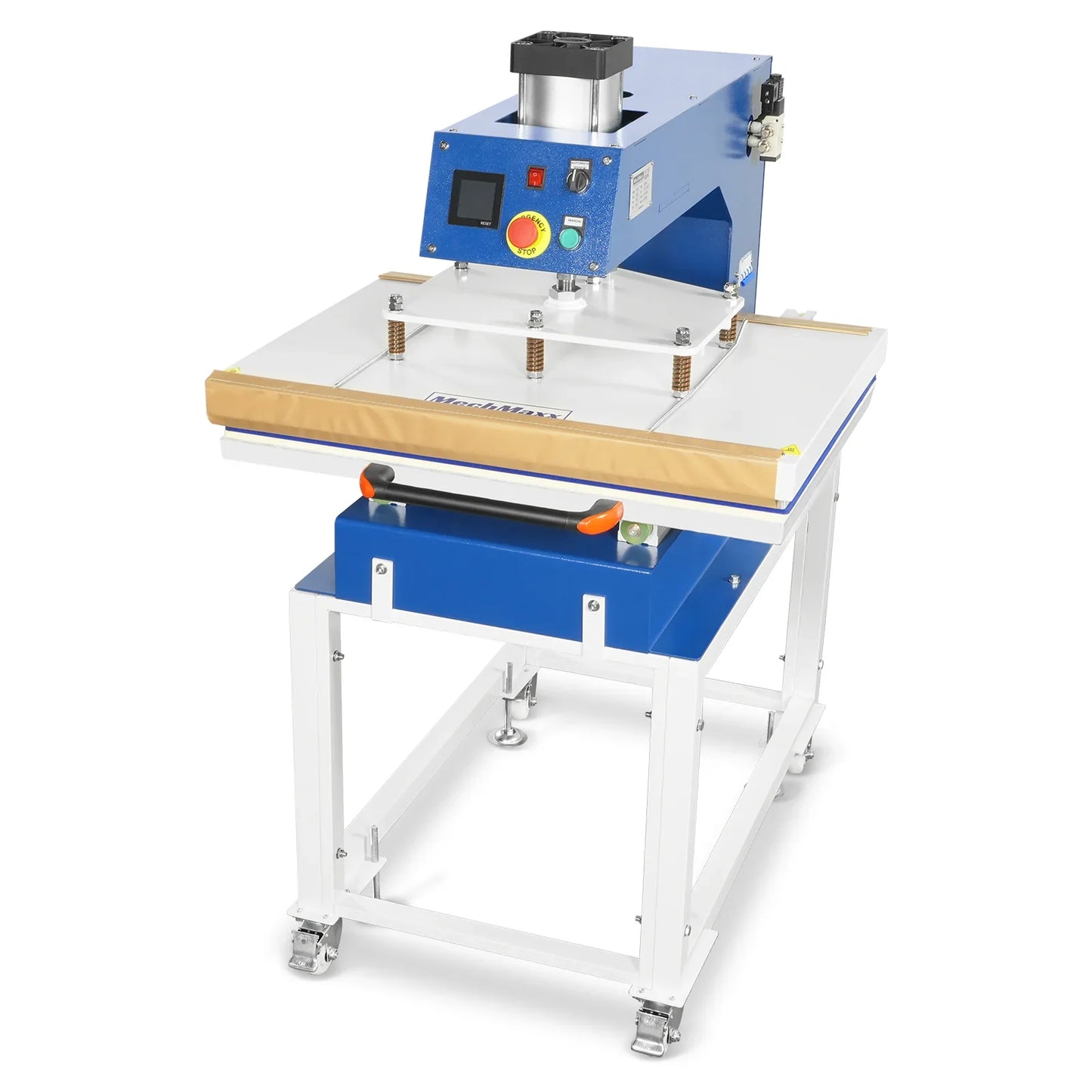 MechMaxx PS2432S Heat Press 24x32" Industrial Pneumatic Single Station Slide-Out Worktable LCD Touchscreen Sublimation Machine 220V 8HP New