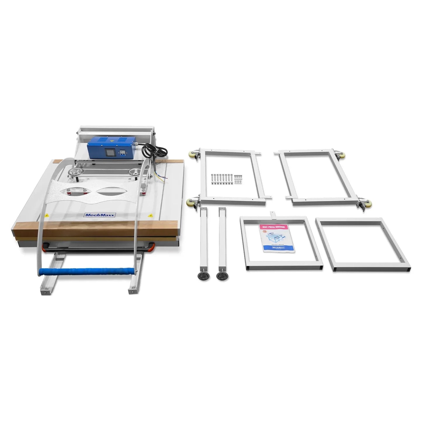 MechMaxx MS2432 Heat Press 32x40" Large Format Manual 220V 8.4HP 6300W Sublimation Heat Transfer New