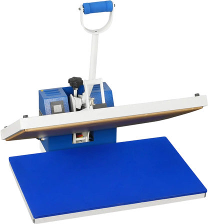 MechMaxx MS1624-I Heat Press 16x24" Manual 110V High Pressure Teflon-Coated Aluminum Heating Plate Iron Worktable Heat Transfer New