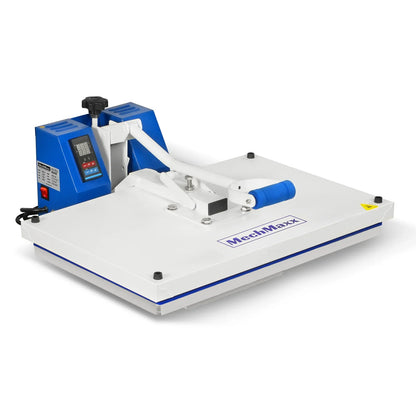 MechMaxx MS1624-I Heat Press 16x24" Manual 110V High Pressure Teflon-Coated Aluminum Heating Plate Iron Worktable Heat Transfer New
