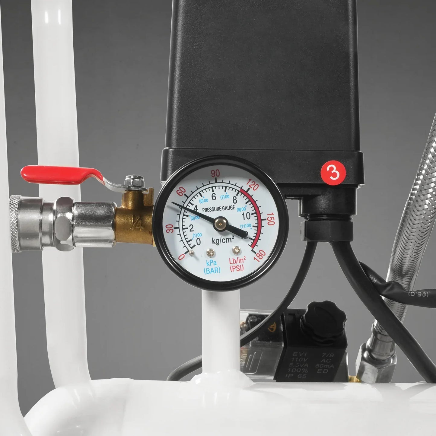 MechMaxx PC-30 Air Compressor 8 Gallon 600W 110V Oil-Free Quiet Electric Air Pump 0.7MPa 40L/min New