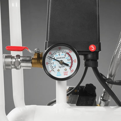 MechMaxx PC-30 Air Compressor 8 Gallon 600W 110V Oil-Free Quiet Electric Air Pump 0.7MPa 40L/min New