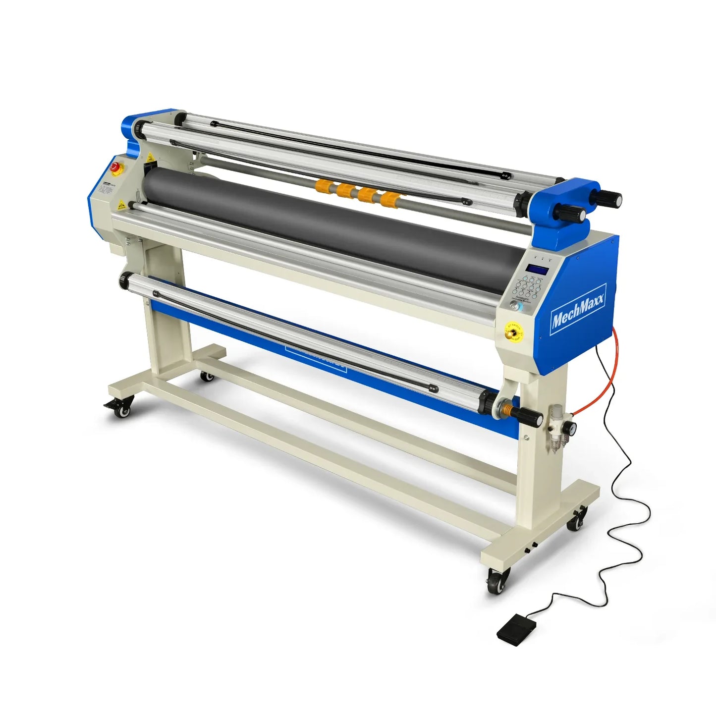 MechMaxx 120 Laminator 65" Wide Format Full-Auto Cold & Heat Assisted Pneumatic Machine 4 Trimmers Infrared Heating Digital Control New