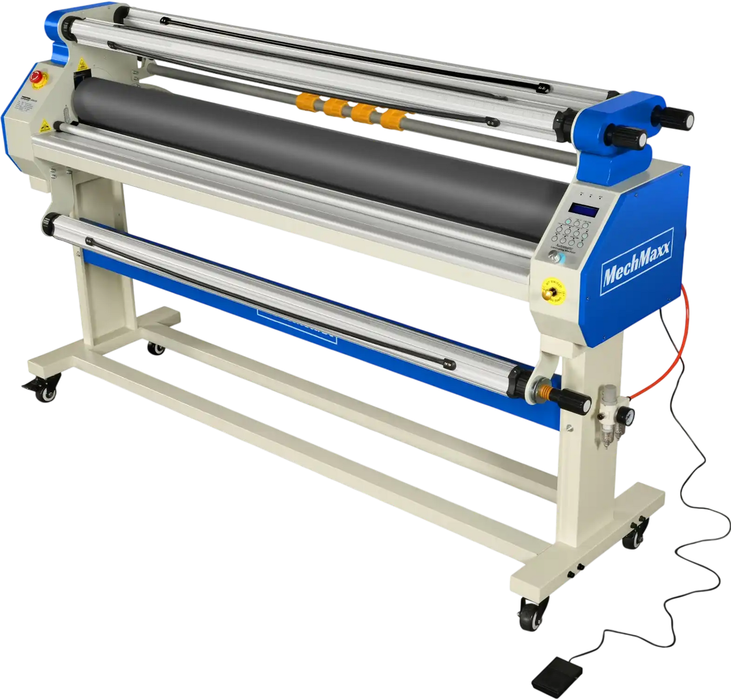 MechMaxx 120 Laminator 65" Wide Format Full-Auto Cold & Heat Assisted Pneumatic Machine 4 Trimmers Infrared Heating Digital Control New