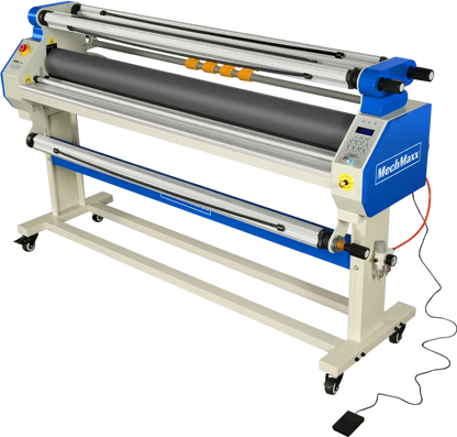 MechMaxx 120 Laminator 65" Wide Format Full-Auto Cold & Heat Assisted Pneumatic Machine 4 Trimmers Infrared Heating Digital Control New