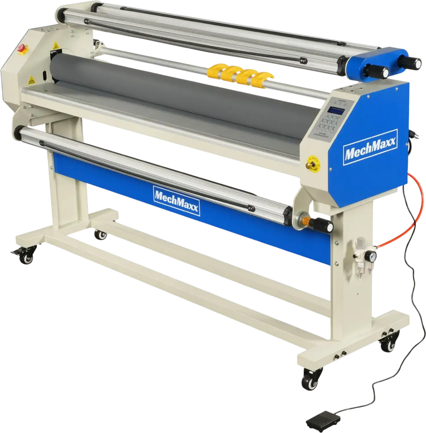 MechMaxx 120 Laminator 65" Wide Format Full-Auto Cold Heat Assisted Pneumatic Machine 4 Trimmers Infrared Heating Digital Control New