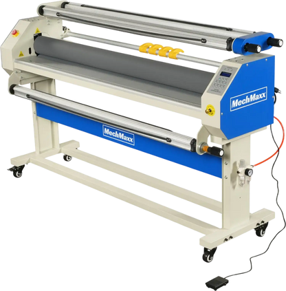 MechMaxx 120 Laminator 65" Wide Format Full-Auto Cold Heat Assisted Pneumatic Machine 4 Trimmers Infrared Heating Digital Control New