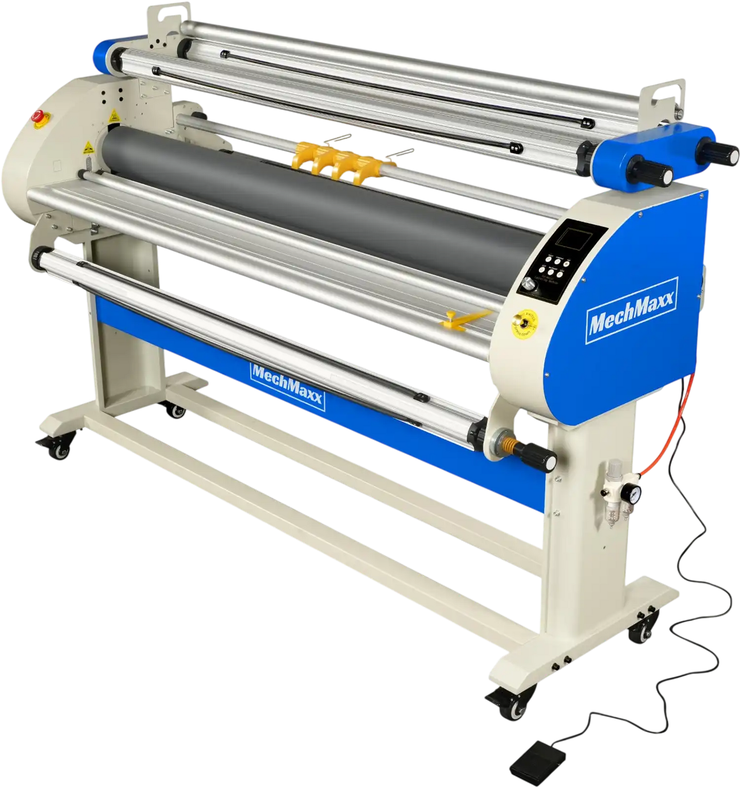 MechMaxx 1700-A3 Laminator 67" Wide Format Full Auto Cold & Heat Assisted Pneumatic Machine 4 Trimmers Digital Control New