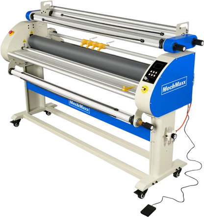 MechMaxx 1700-A3 Laminator 67" Wide Format Full Auto Cold & Heat Assisted Pneumatic Machine 4 Trimmers Digital Control New