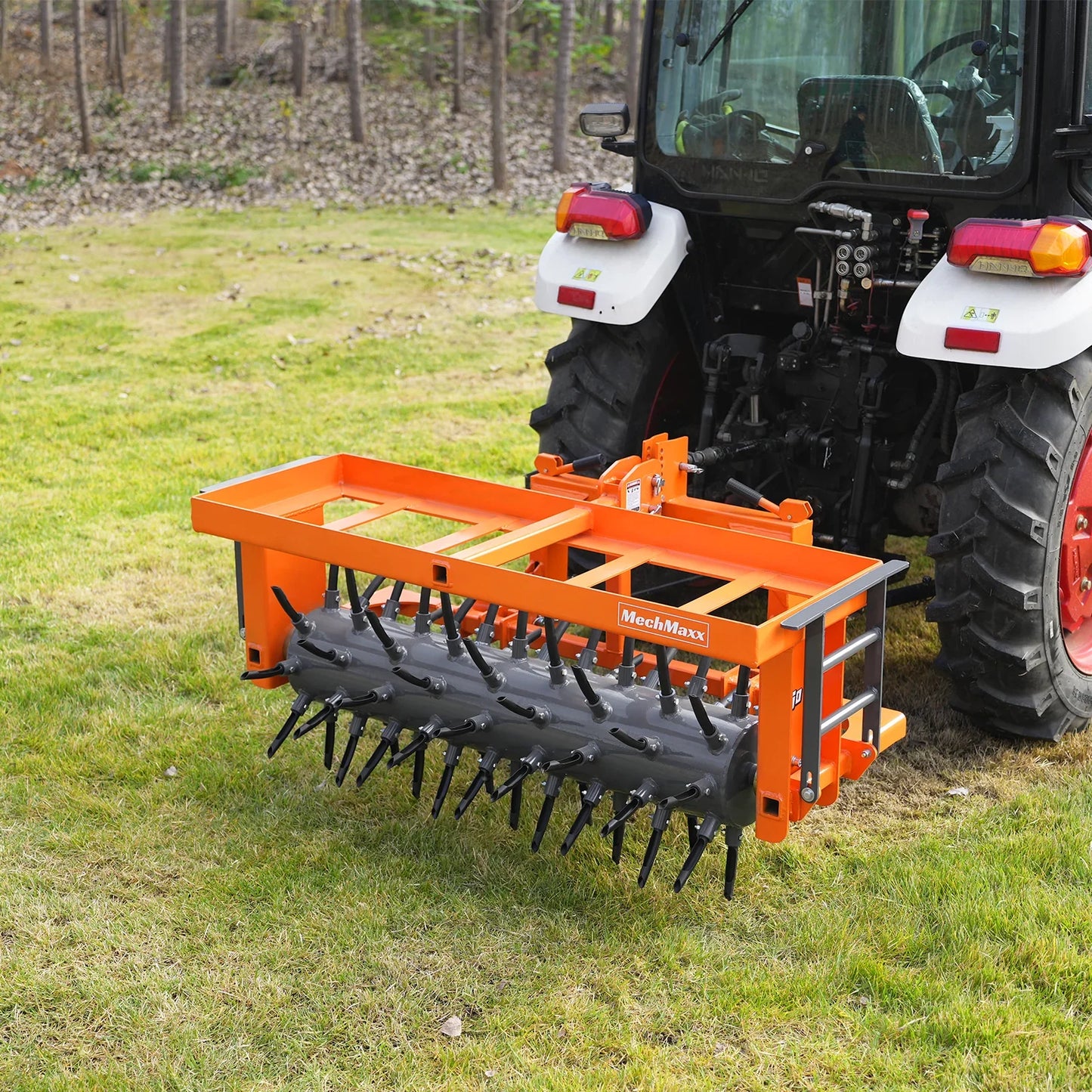 MechMaxx DLA50 Aerator 50" 3 Point Drum Filled Plug Fits Cat 1 and 2 Tractors New