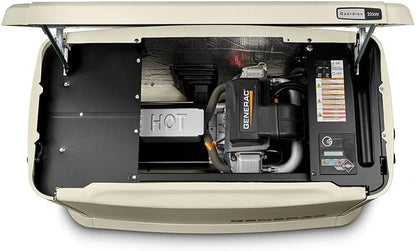 Generac 70432 Guardian 22kW Standby Generator WiFi w/ 200 Amp Automatic Transfer Switch