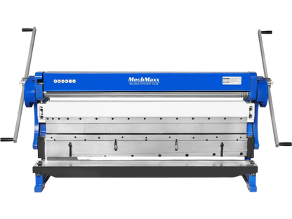 MechMaxx MMCB5216 3"-1 Sheet Metal Machine 52" Heavy Duty Pan and Box Brake Slip Roll Shear Bending Machine 16 Gauge Mild Steel Adjustable Fingers New