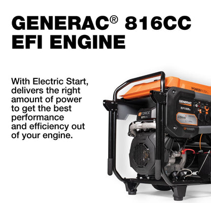 Generac GP15500EFI 15500W/19300W Generator Gas 50A COSense Electric Start 7705