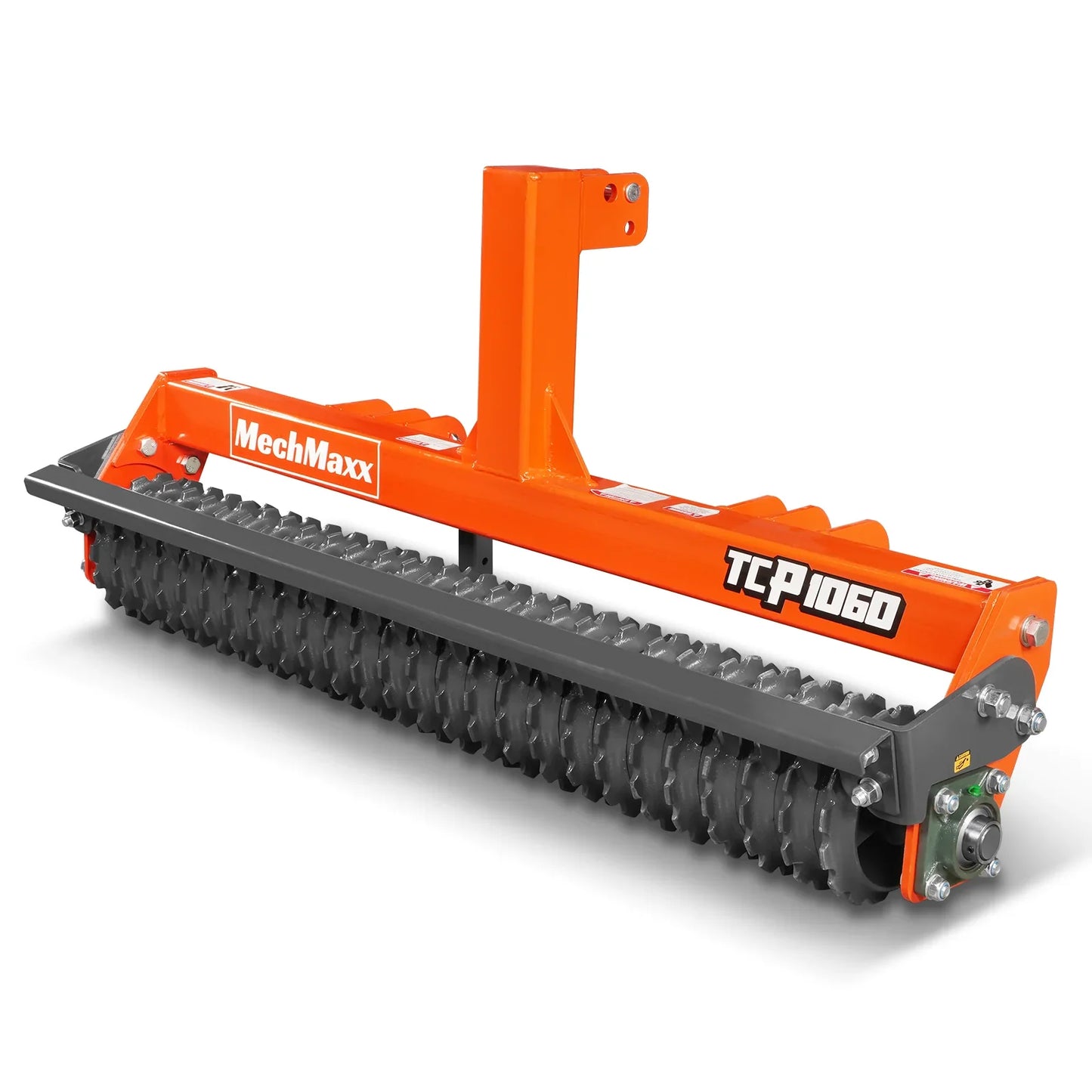 MechMaxx TCP1060 Cultipacker 60" 26 Ductile Iron Wheels Scraper Bar Category 1 and 2 3 Point Hitch Tractor Attachment New