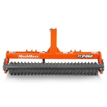 MechMaxx TCP1060 Cultipacker 60" 26 Ductile Iron Wheels Scraper Bar Category 1 and 2 3 Point Hitch Tractor Attachment New