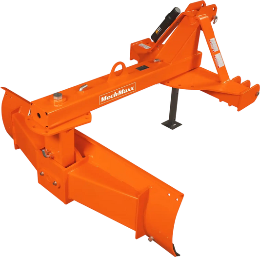 MechMaxx RB60SE Tractor Attachment 60" Heavy Duty 6-Way Rear Blade 3 Point Hitch New