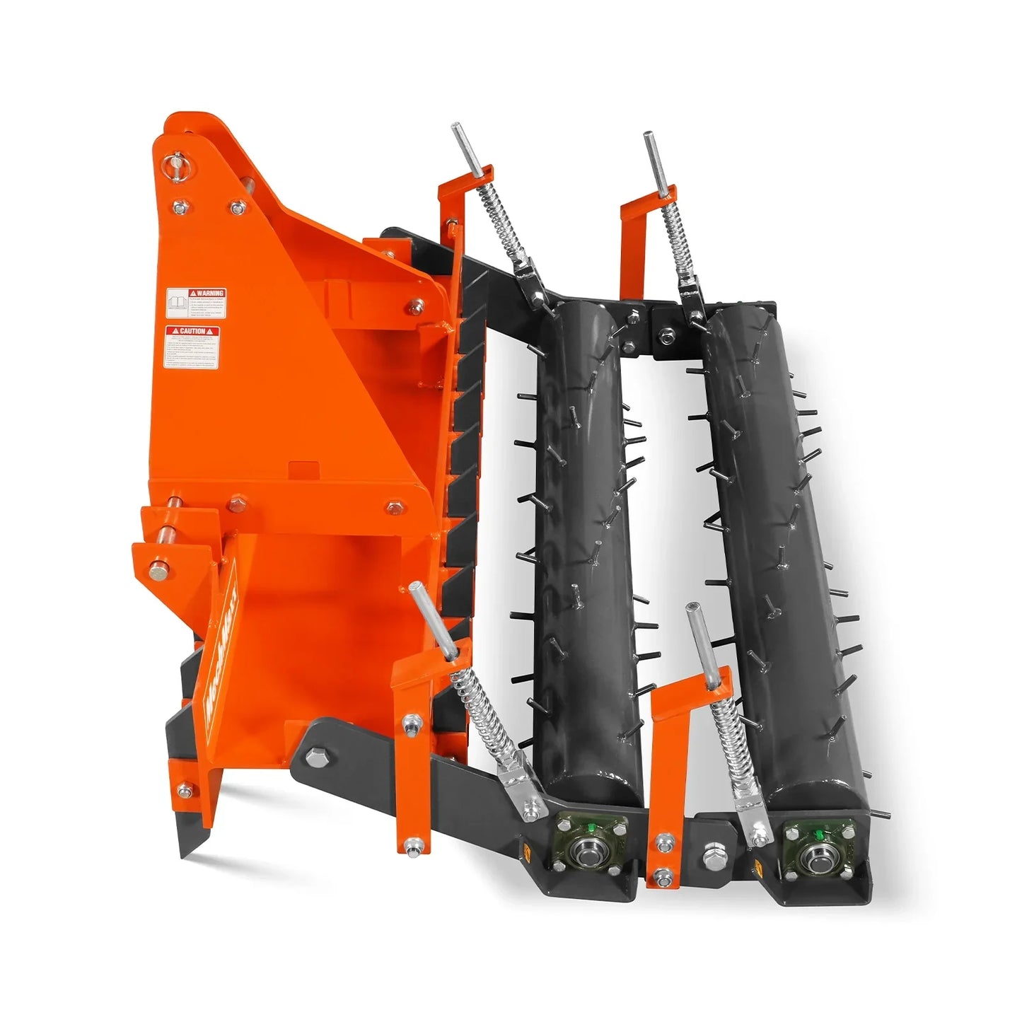 MechMaxx TSP60D Soil Pulverizer 60" Heavy Duty Double Spiked Roller 21 Shanks Category 1 and 2 3 Point Hitch Tractor Attachment New