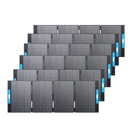 6 Anker SOLIX PS400 Solar Panels