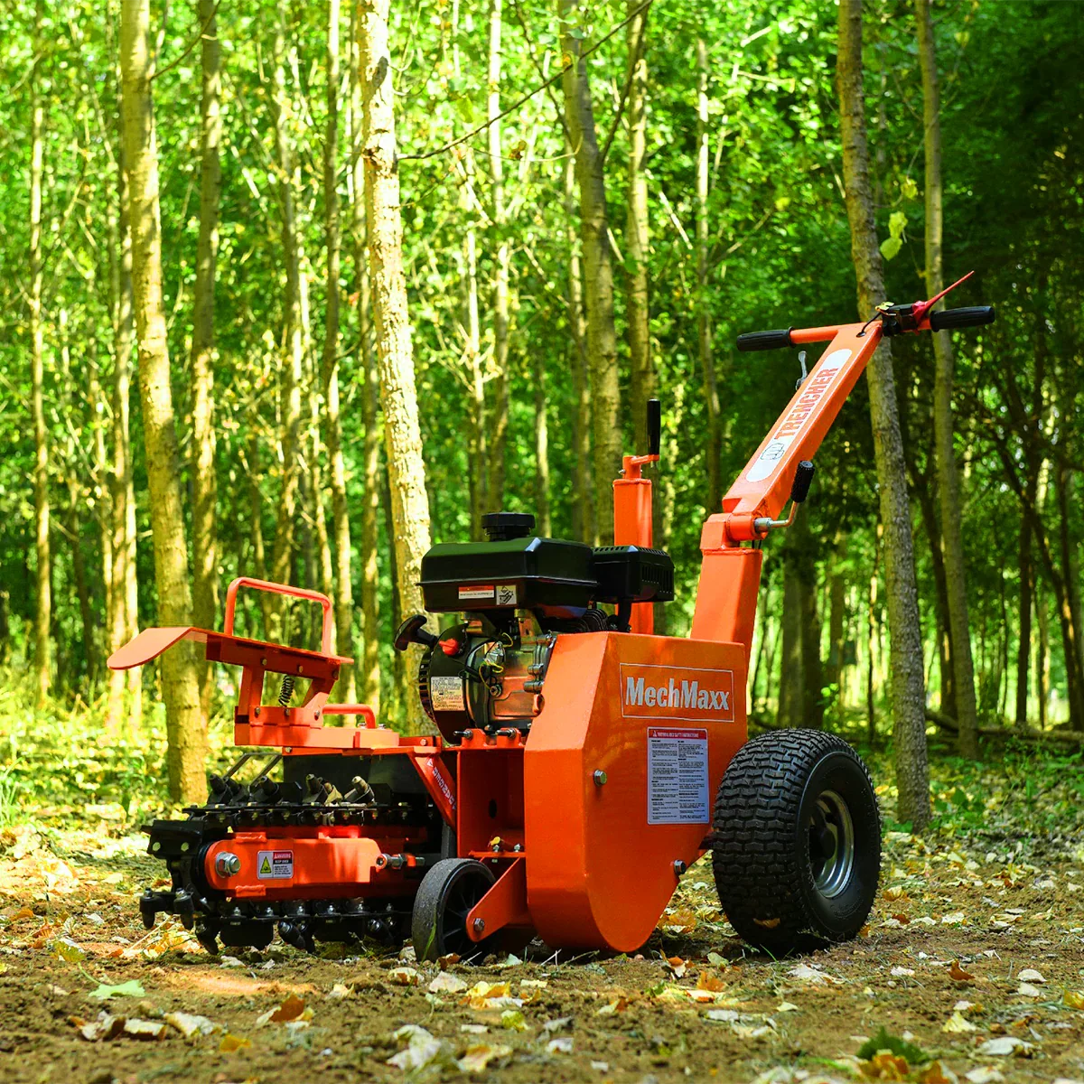 MechMaxx TCR650 Mini Trencher 7HP Gas Powered Cable Ditching New