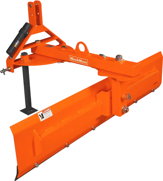 MechMaxx RB72S Rear Blade 72" 6-Way 3 Point Hitch Tractor Attachment New