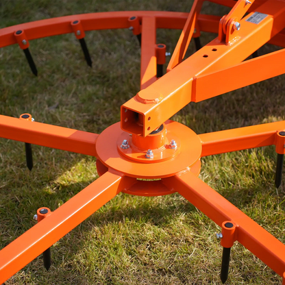 MechMaxx AHG72 Harrow Groomer 72" Arena Spin with 35 Tines Cat 1 3 Point Hitch Grooming Attachment New
