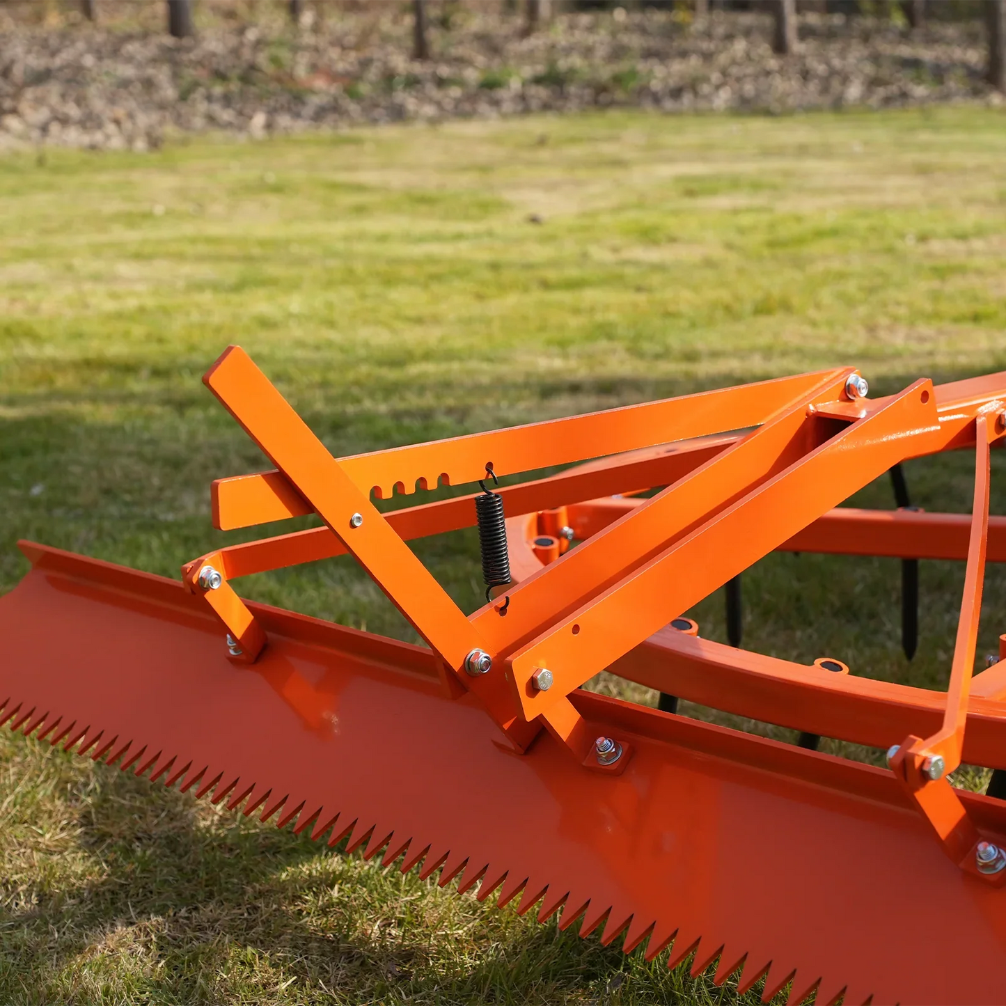 MechMaxx AHG72R Harrow Groomer 72" Arena Spin Harrow Groomer 35 Tines Rake Cat.1 3 Point Hitch Grooming Attachment New