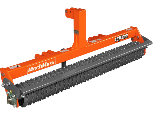 MechMaxx TCP1072 Cultipacker 72" 32 Ductile Iron Wheels Scraper Bar Category 1 and 2 3 Point Hitch Tractor Attachment New