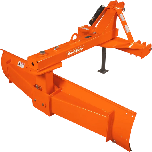 MechMaxx RB72SE Rear Blade 72" Heavy Duty 6-Way 3 Point Hitch Tractor Attachment New