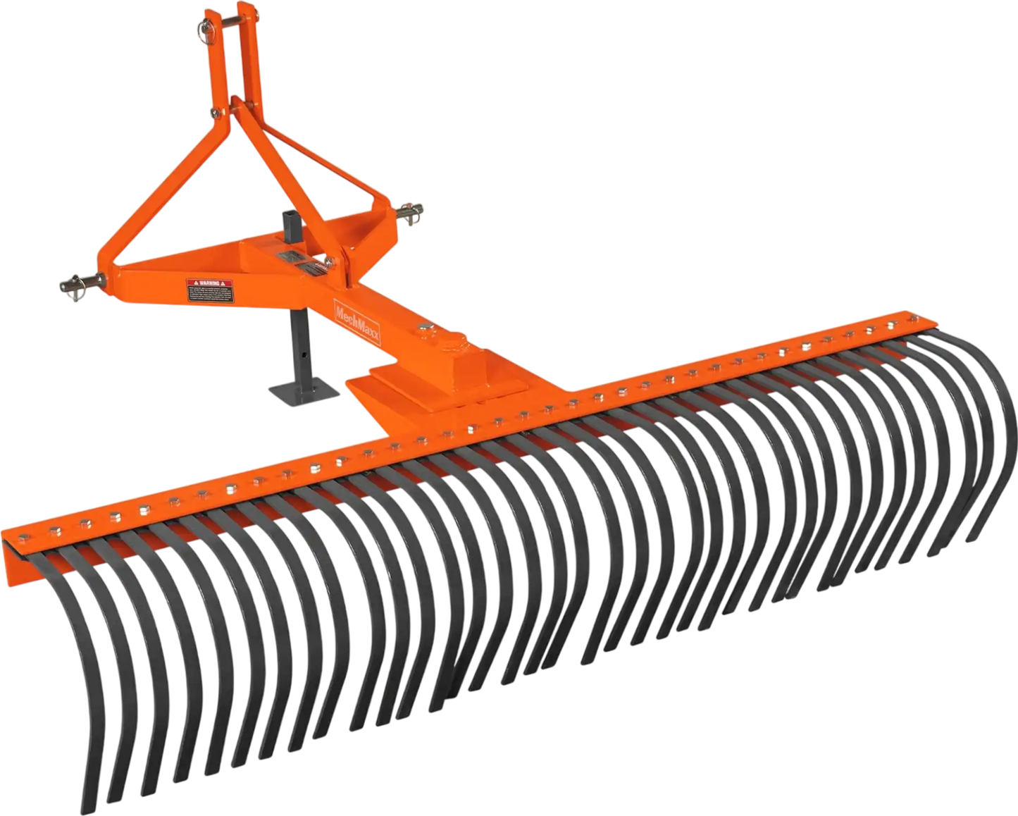 MechMaxx LR72 Landscape Rake 72" 36 Tines 3 Point Hitch Tractor Attachment New