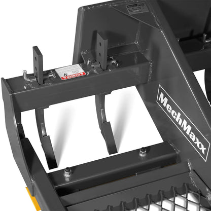 MechMaxx SSLP72 Skid Steer Land Plane 72" with 7 Adjustable Scarifier Shanks Removable Sift Screen Bolt-On Cutting Blades New