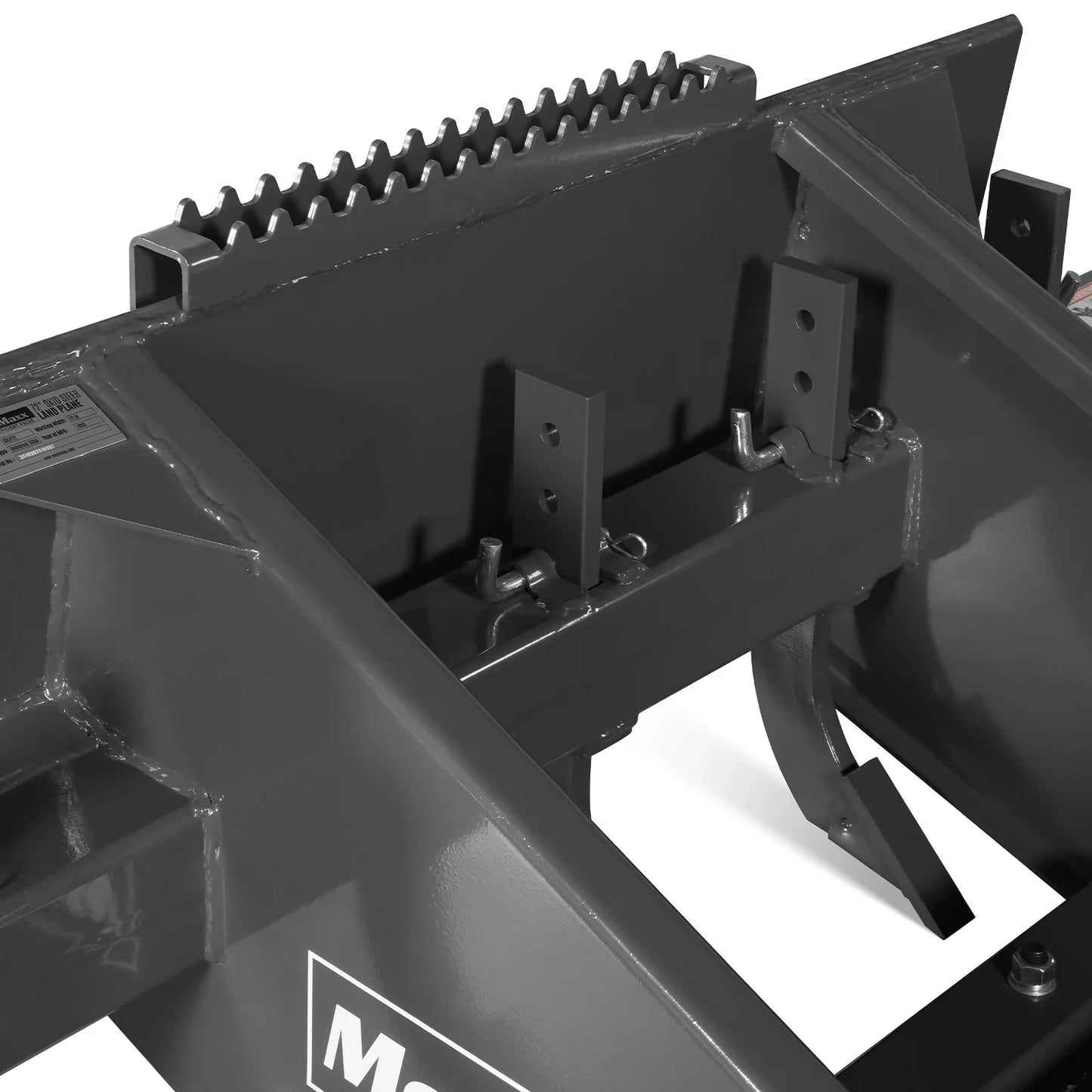 MechMaxx SSLP72 Skid Steer Land Plane 72" with 7 Adjustable Scarifier Shanks Removable Sift Screen Bolt-On Cutting Blades New