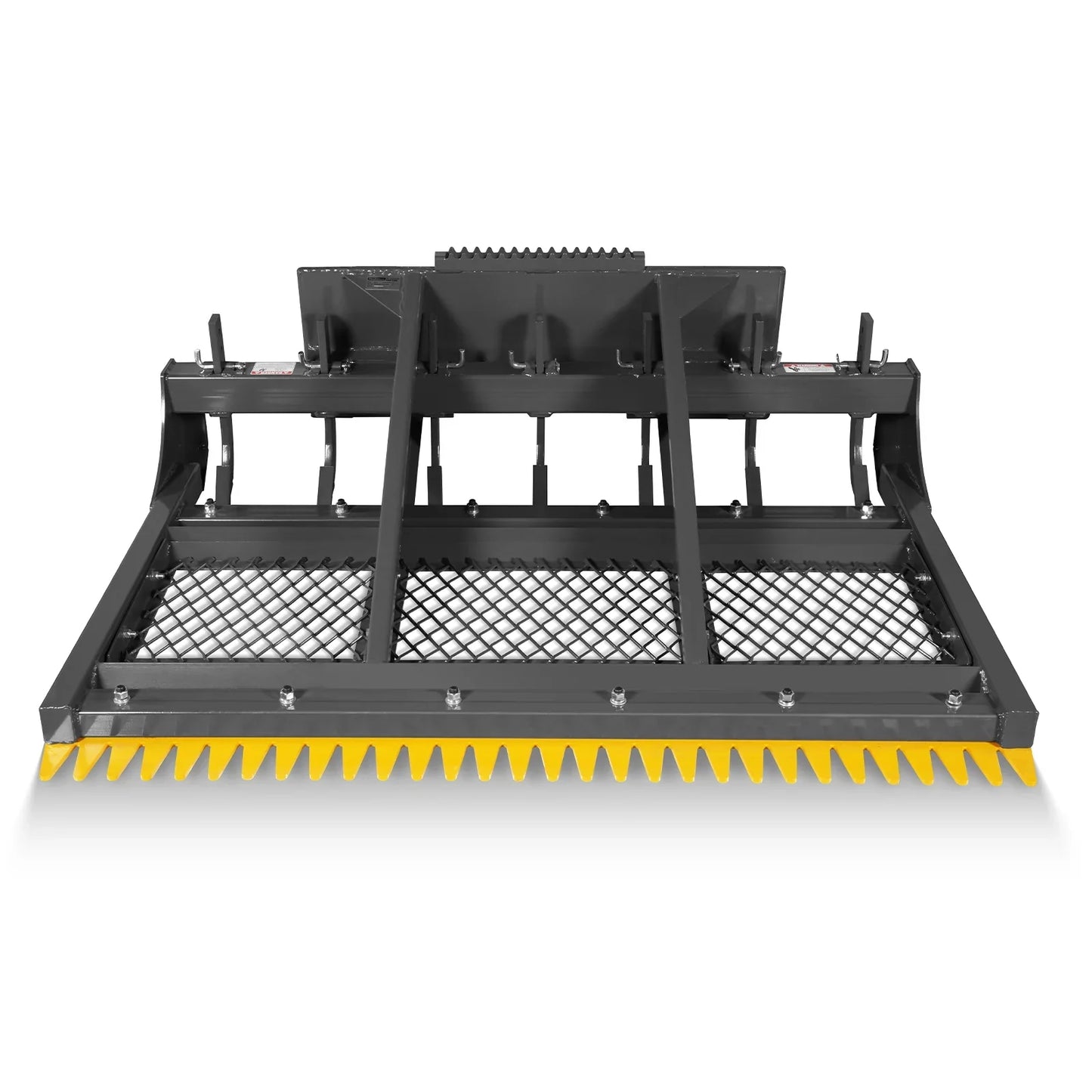 MechMaxx SSLP72 Skid Steer Land Plane 72" with 7 Adjustable Scarifier Shanks Removable Sift Screen Bolt-On Cutting Blades New