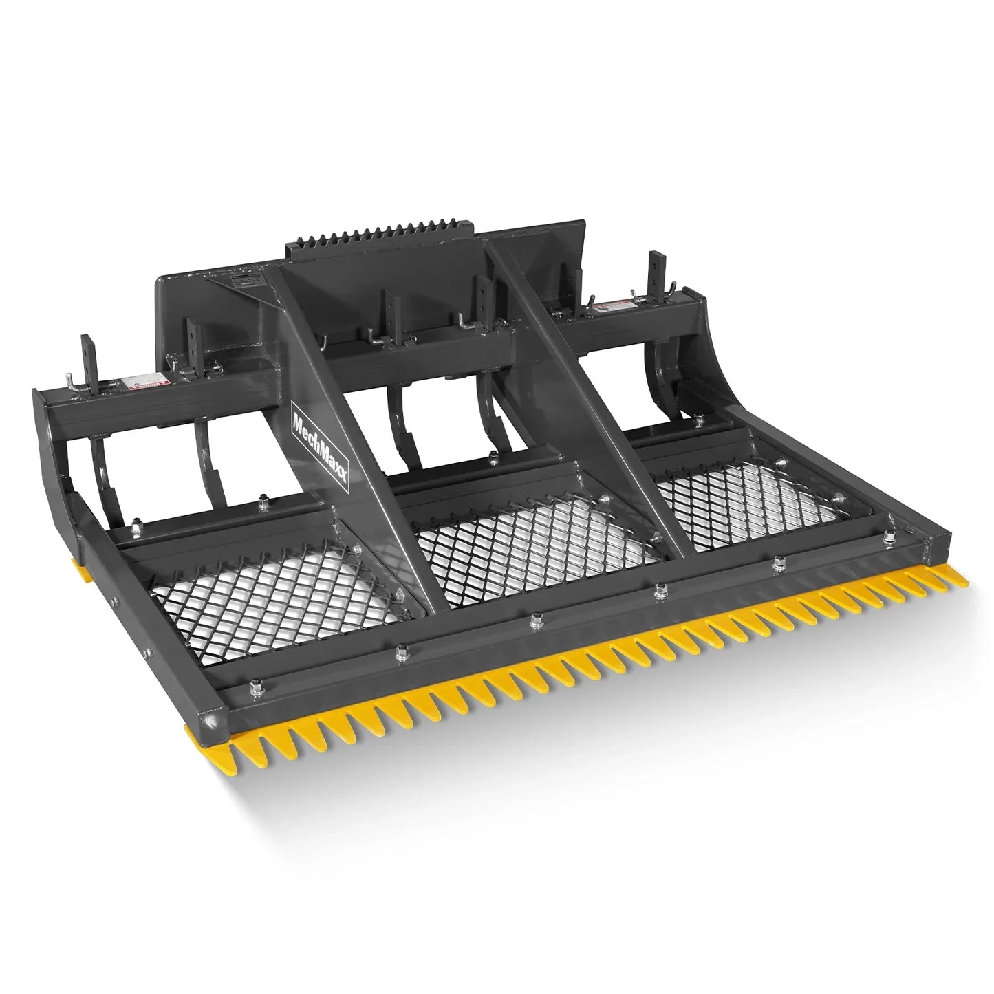 MechMaxx SSLP72 Skid Steer Land Plane 72" with 7 Adjustable Scarifier Shanks Removable Sift Screen Bolt-On Cutting Blades New