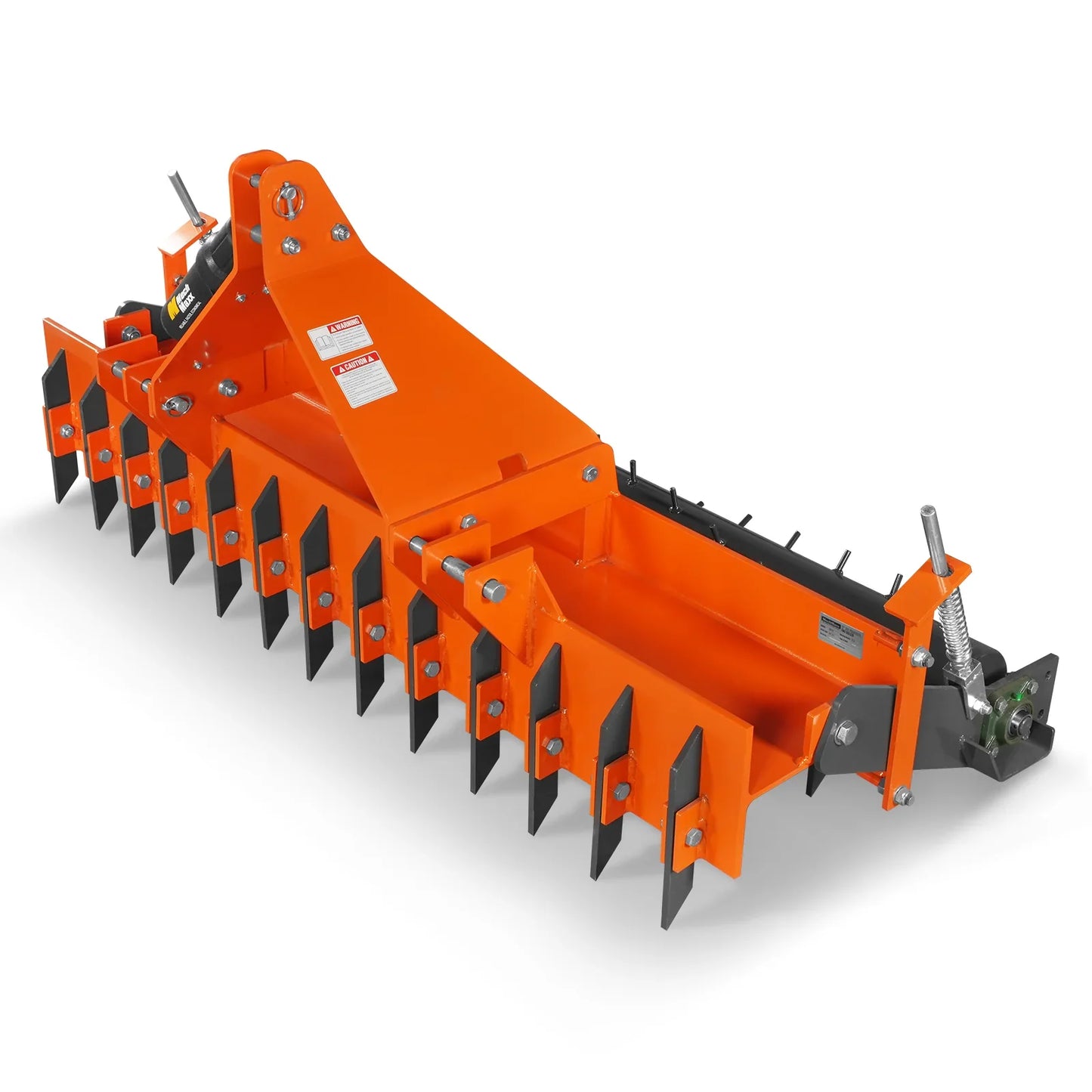 MechMaxx TSP72 Soil Pulverizer 72" Heavy Duty Single Spiked Roller 25 Shanks Category 1 and 2 3 Point Hitch Tractor Attachment New