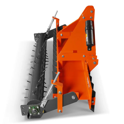 MechMaxx TSP72 Soil Pulverizer 72" Heavy Duty Single Spiked Roller 25 Shanks Category 1 and 2 3 Point Hitch Tractor Attachment New