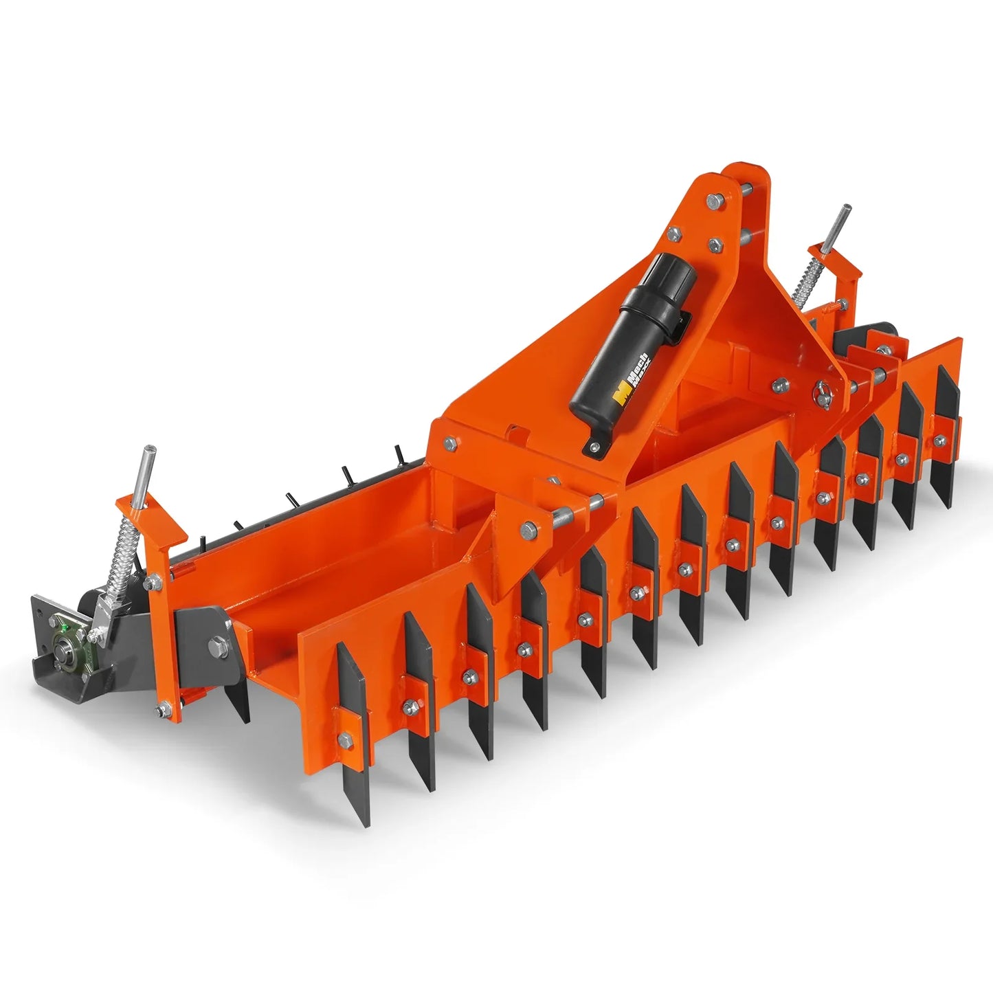 MechMaxx TSP72 Soil Pulverizer 72" Heavy Duty Single Spiked Roller 25 Shanks Category 1 and 2 3 Point Hitch Tractor Attachment New