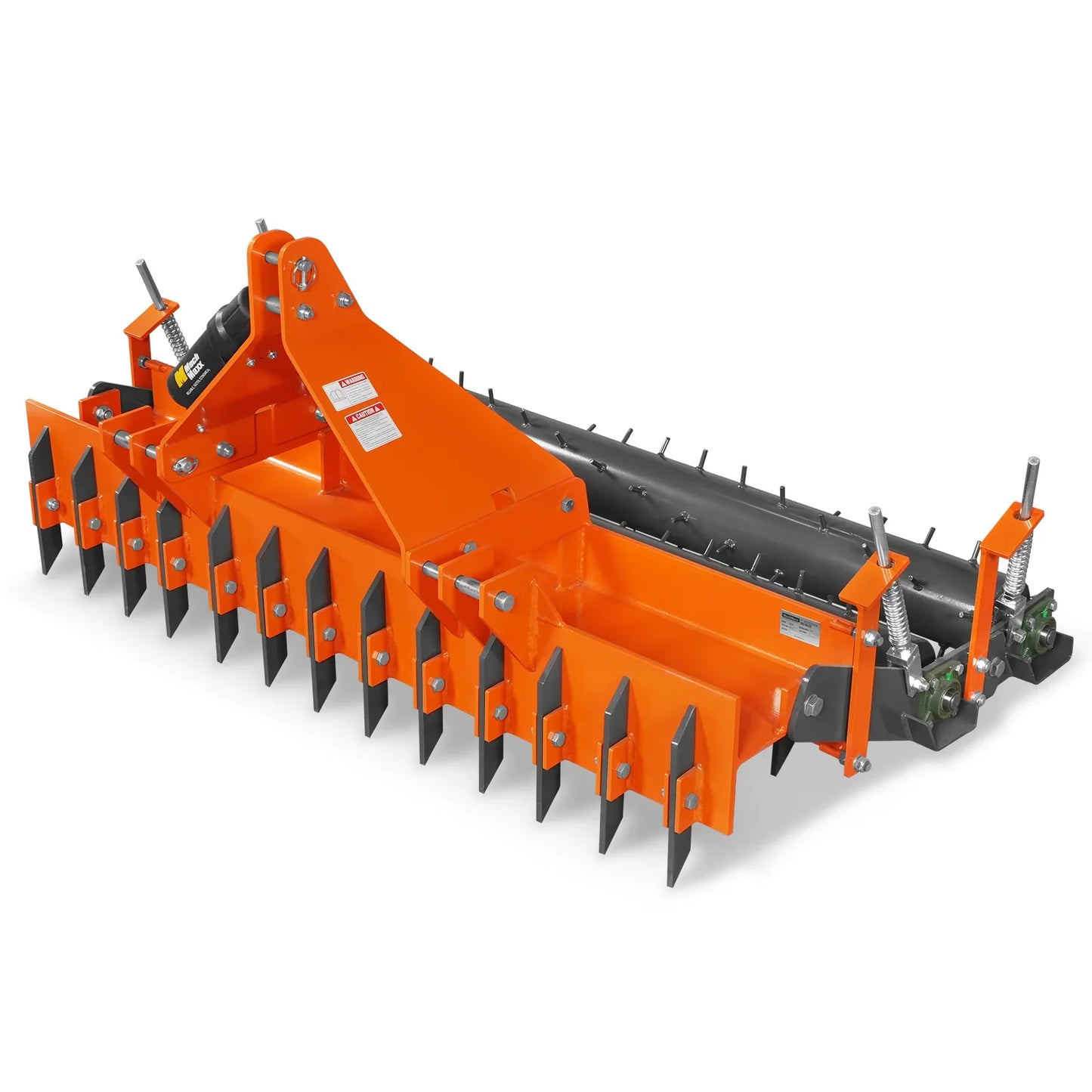 MechMaxx TSP72D Soil Pulverizer 72" Heavy Duty Double Spiked Roller 25 Shanks Category 1 and 2 3 Point Hitch Tractor Attachment New
