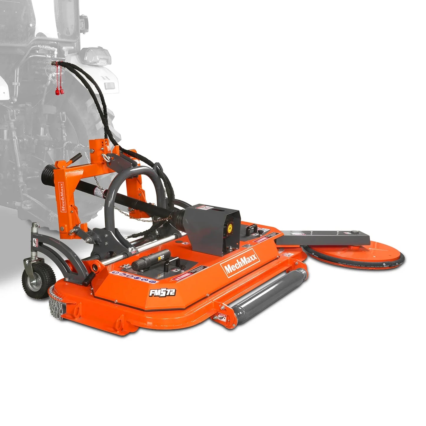 MechMaxx FMS72 Finish Mower 72" Orchard 3 Point Hitch Cat 1 Hydraulic Offset PTO Shaft Included 25-50 HP New