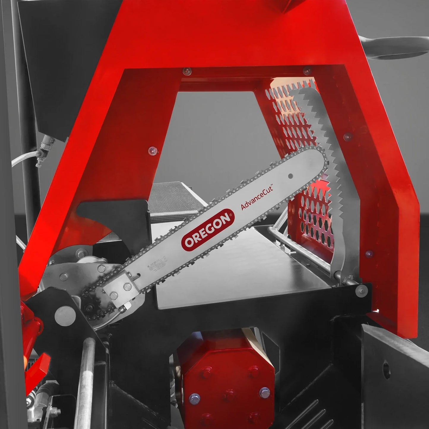 MechMaxx HLS20 Log Splitter Firewood Processor with Conveyor 20 Ton Splitting Force 24" x 15" Log Capacity 18" Chainsaw New