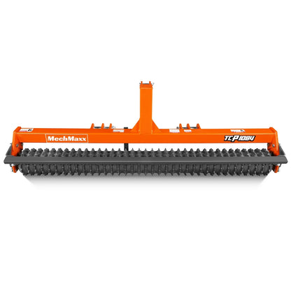 MechMaxx TCP1084 Cultipacker 84" 37 Ductile Iron Wheels Scraper Bar Category 1 and 2 3 Point Hitch Tractor Attachment New